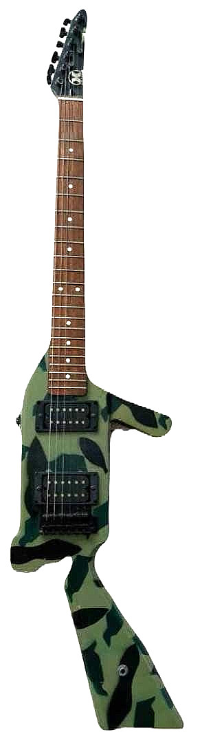 Hondo M-16SAB Beam Rifle Gun Military Camo Gundam Vintage Rare Guitar 1984 Japan