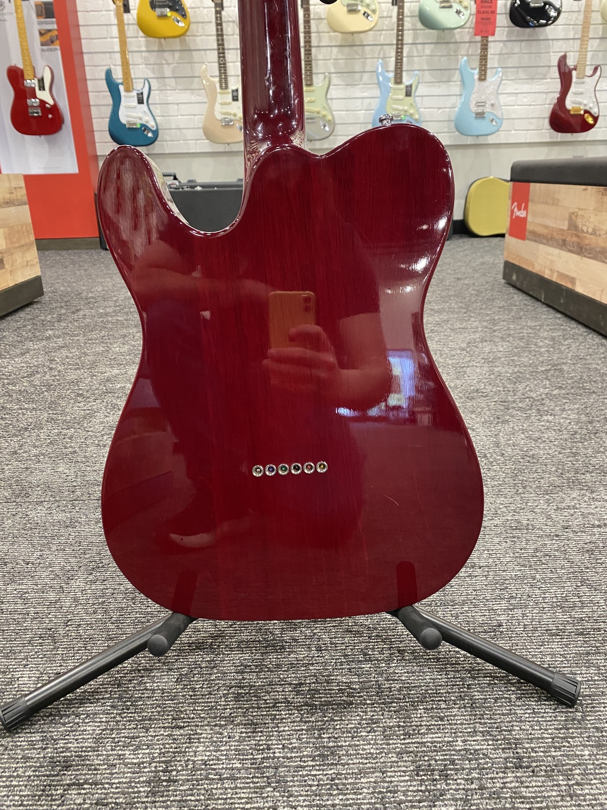 Very Good Fender Custom Shop Tele JR Electric Guitar, Rosewood Fingerboard, Cher