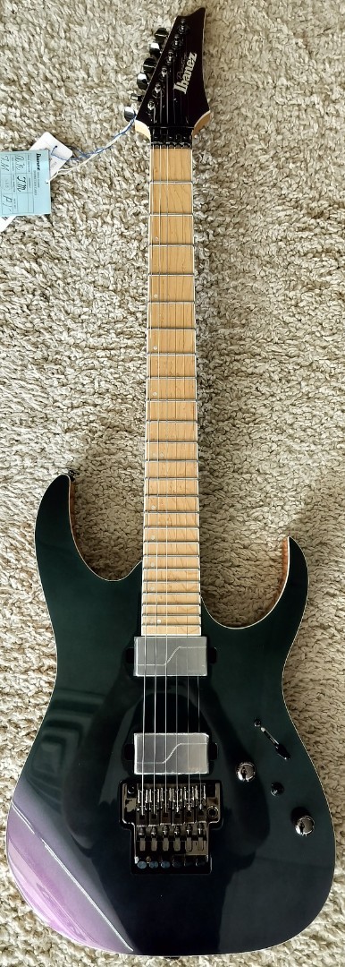 Ibanez Prestige Series RG5120MPRT Electric Guitar, Polar Lights Finish w/ Case