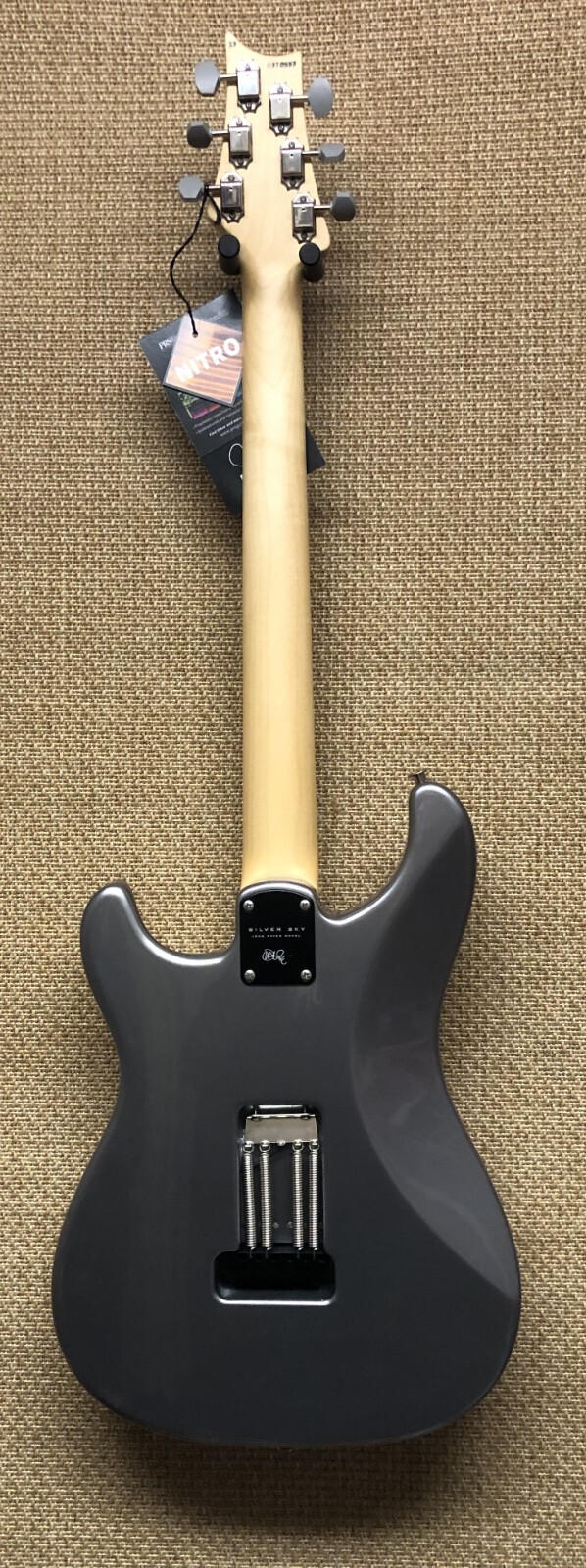 PRS Silver Sky Electric Guitar USA Made, Alder Body, Maple Neck Tungsten Gig Bag