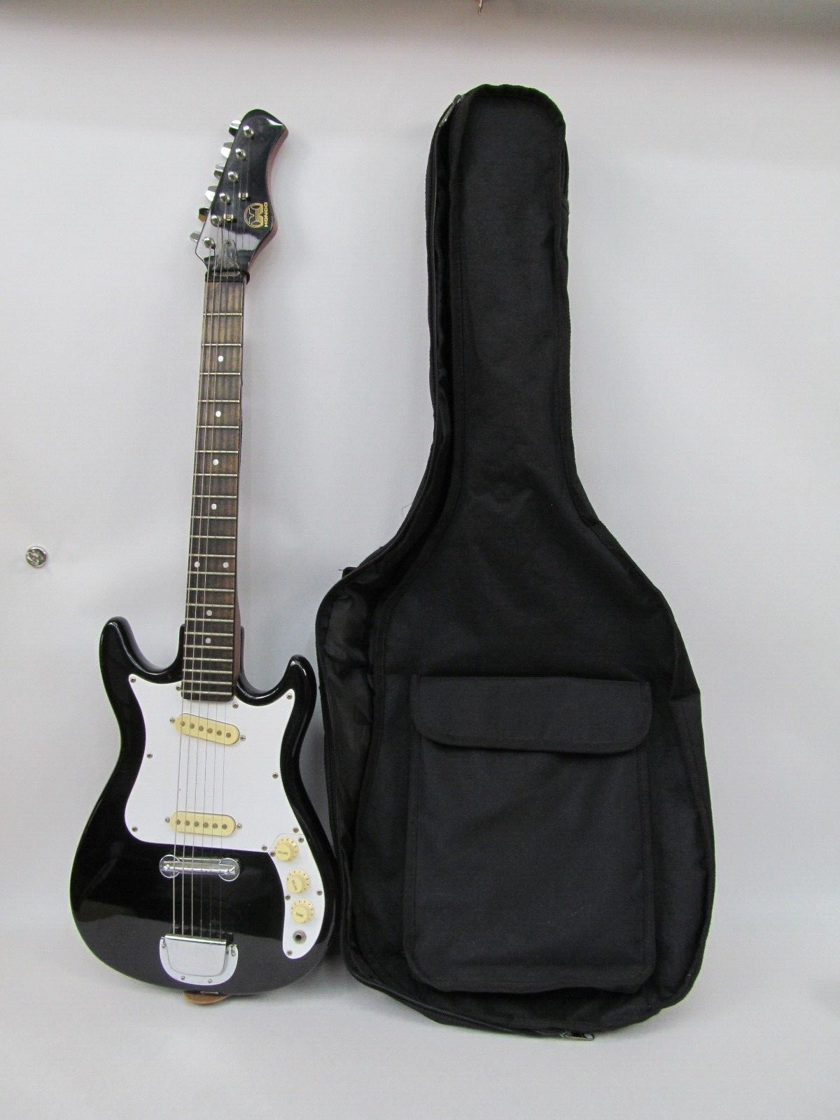 Hondo Black Electric Guitar