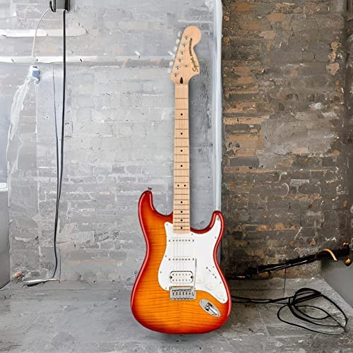 Squier Affinity Series Stratocaster FMT Electric Guitar Sienna Sunburst Maple