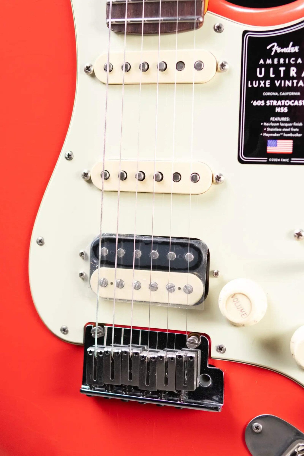 Fender American Ultra Luxe Vintage ’60s Stratocaster HSS Electric Guitar – Fiest
