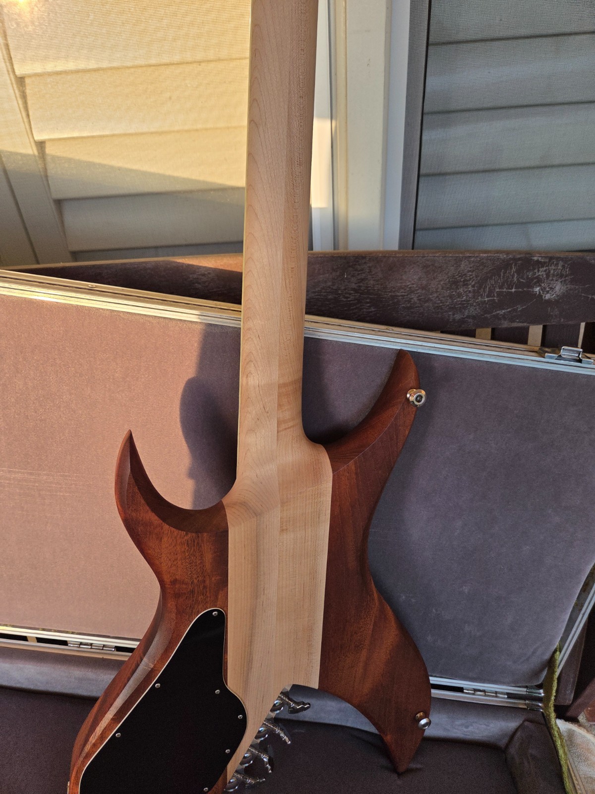 2021 Neal Moser Custom Bich 10 Solid Mahogany, Rubbed Oil Finish, Ebony MOP wHSC