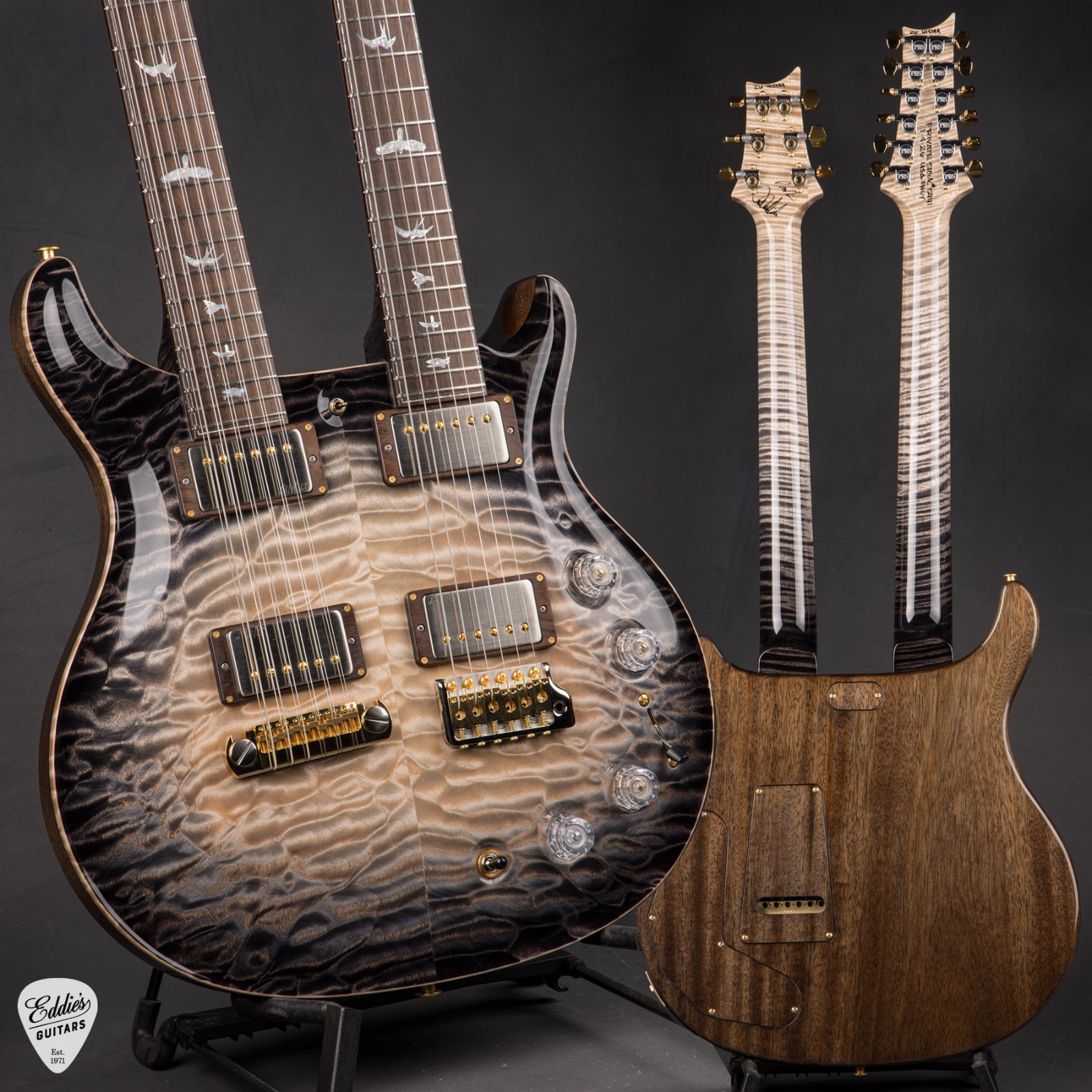 PRS Private Stock #12141 Brazilian Custom 22/12 String Double Neck – Frostbite G