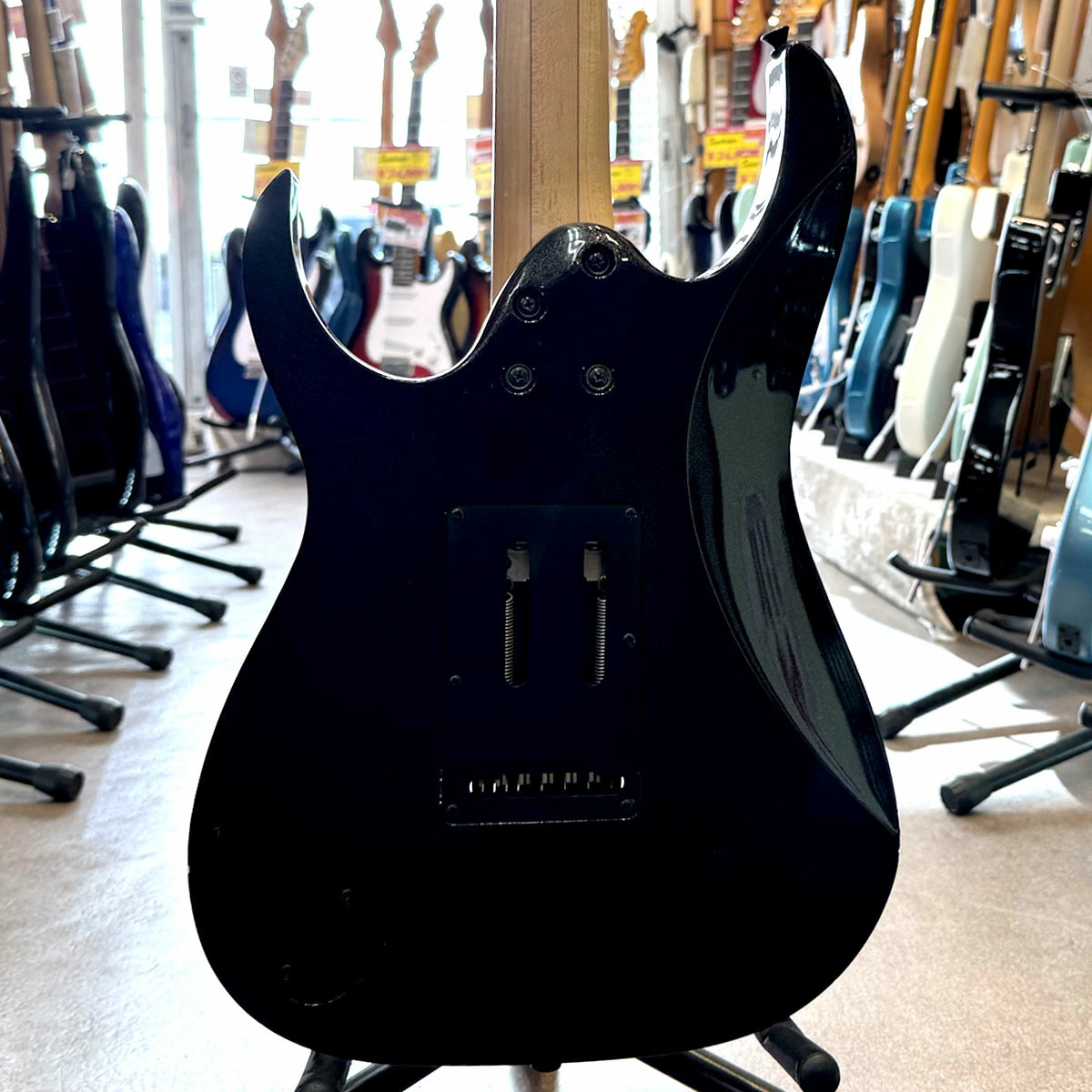 Used 2007 Ibanez RG2550E Black Prestage Electric guitar