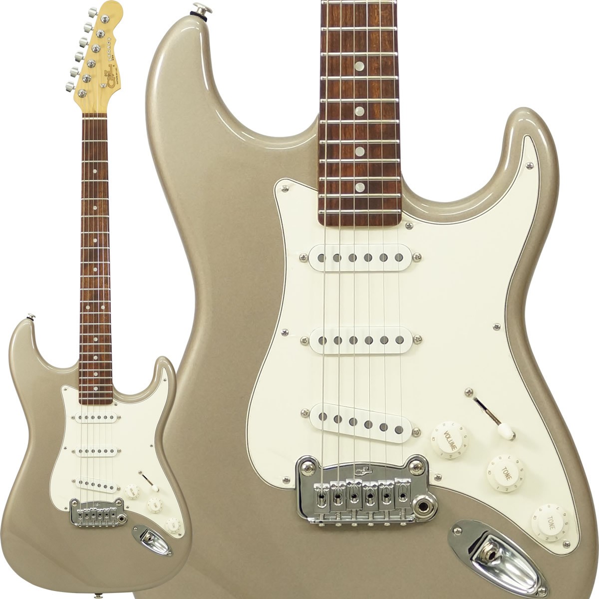 G&L Fullerton Deluxe Legacy Shoreline Gold Caribbean Rosewood Outlet Sale