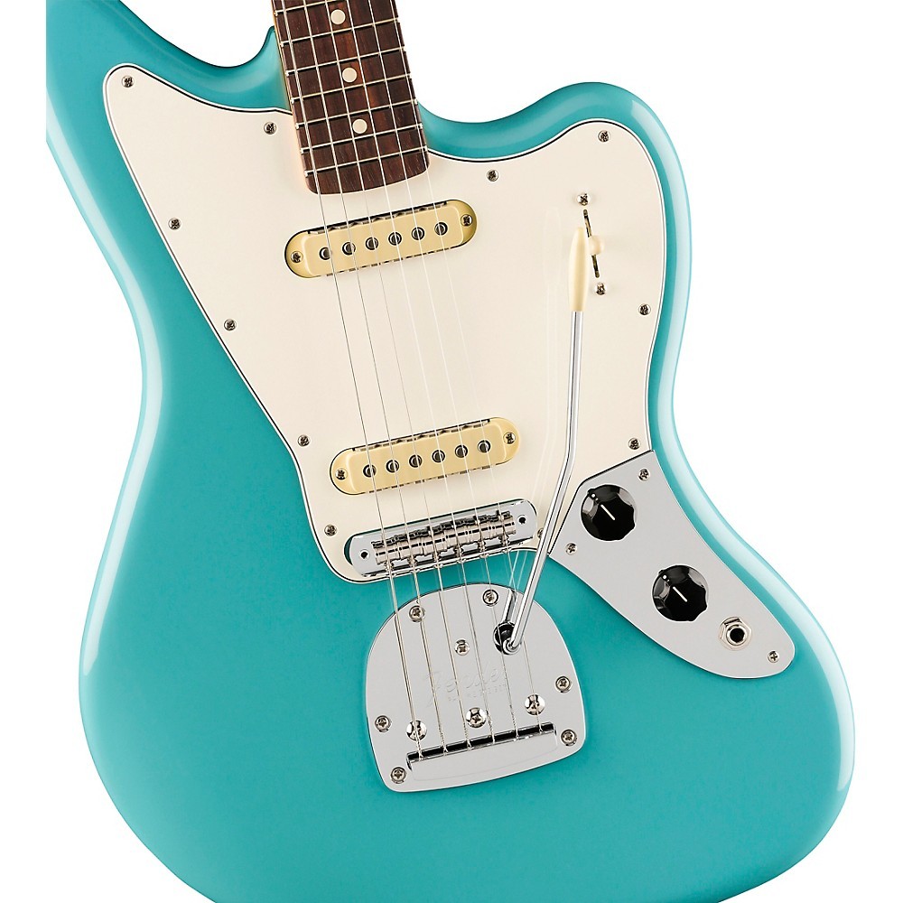 Fender Player II Jaguar Rosewood Fingerboard Electric Guitar Aquatone Blue
