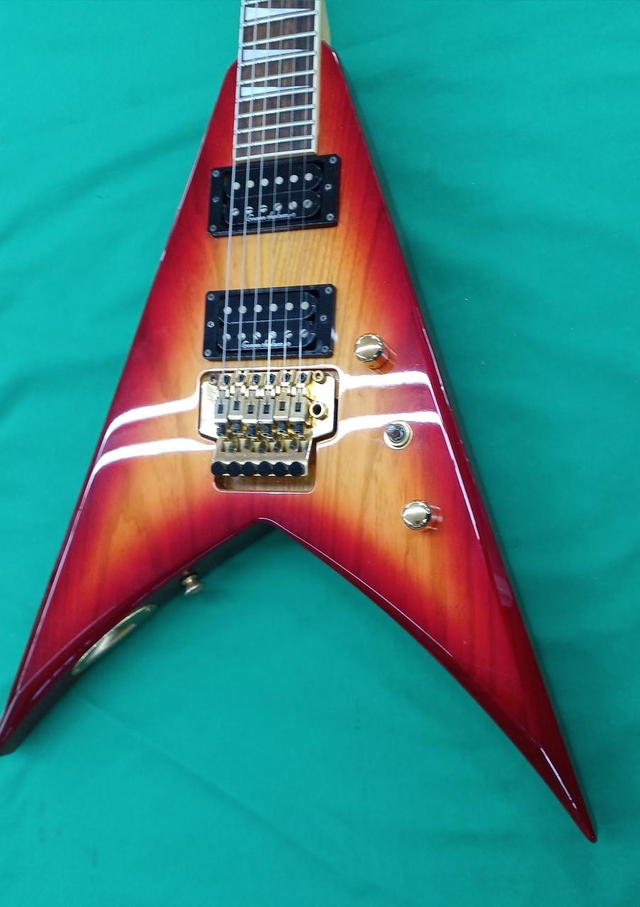 [Grover Jackson] King V Sunburst Made in Japan Solid Body Electric Guitar Used