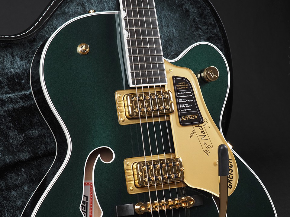 Gretsch Gretsch Nashville Hollow Body with String Thru Bigsby and Gold HW #GGaz9