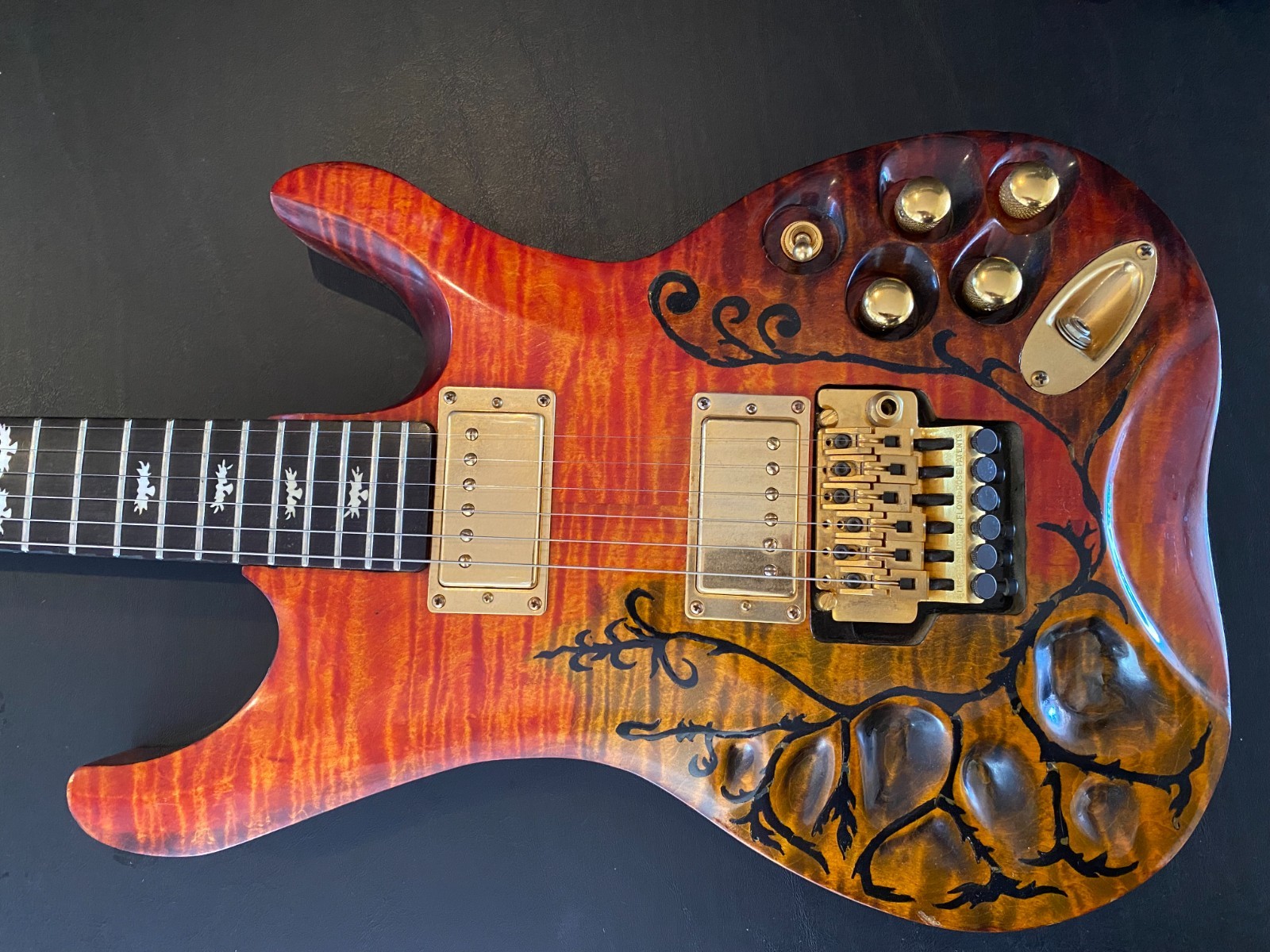 Handmade Electric Guitar. Custom Build Eagle 2 – Sunburst Nitro Finish