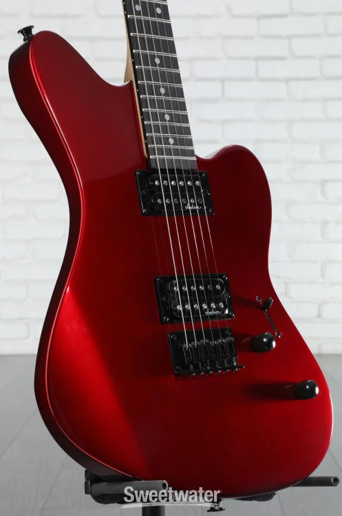 Jackson JS22 Surfcaster HT Electric Guitar – Metallic Red, Sweetwater Exclusive