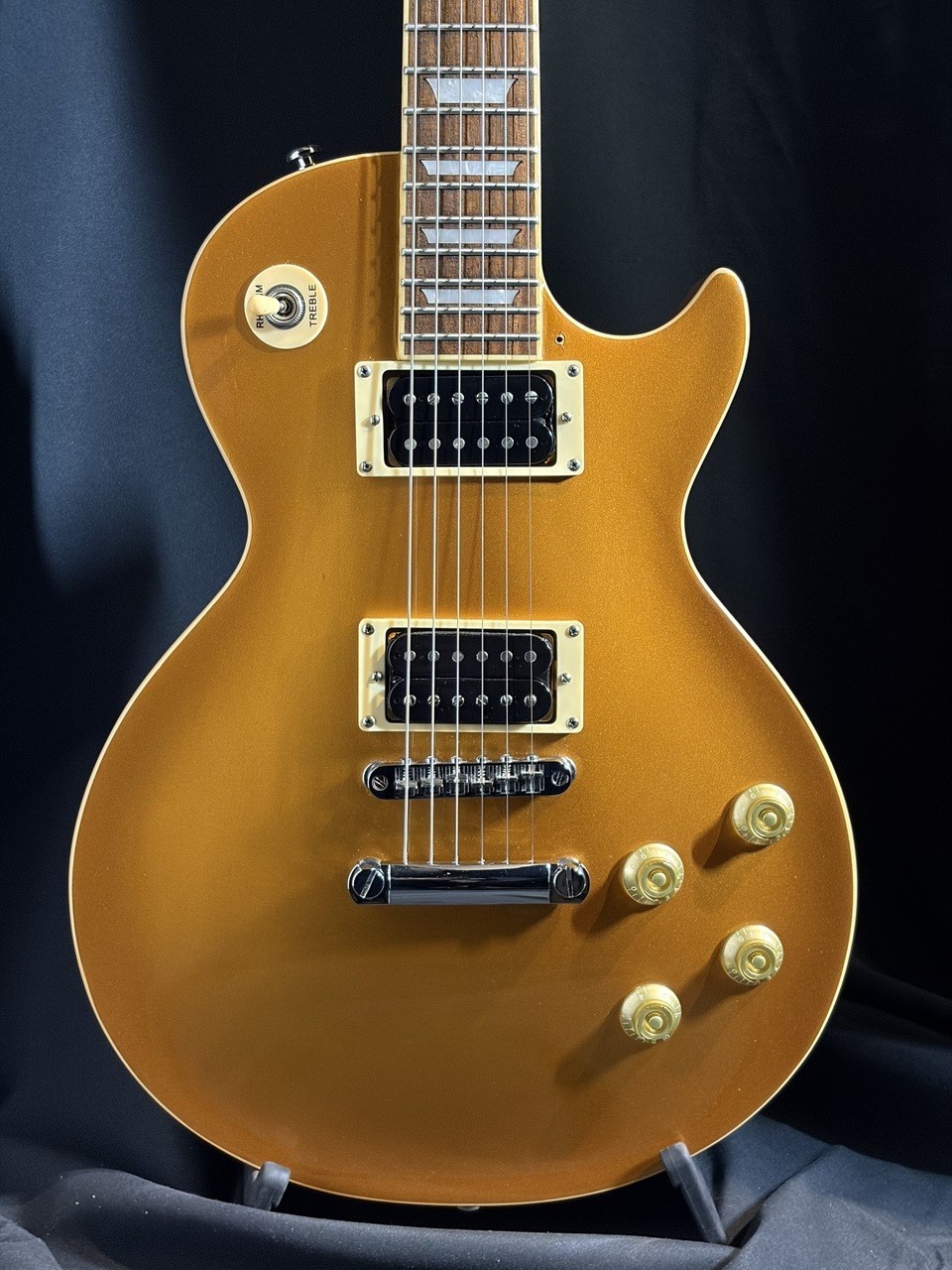 [GrassRoots] G-LP-STD Gold Used Maple Top Mahogany Back Body w/Soft Case JPN