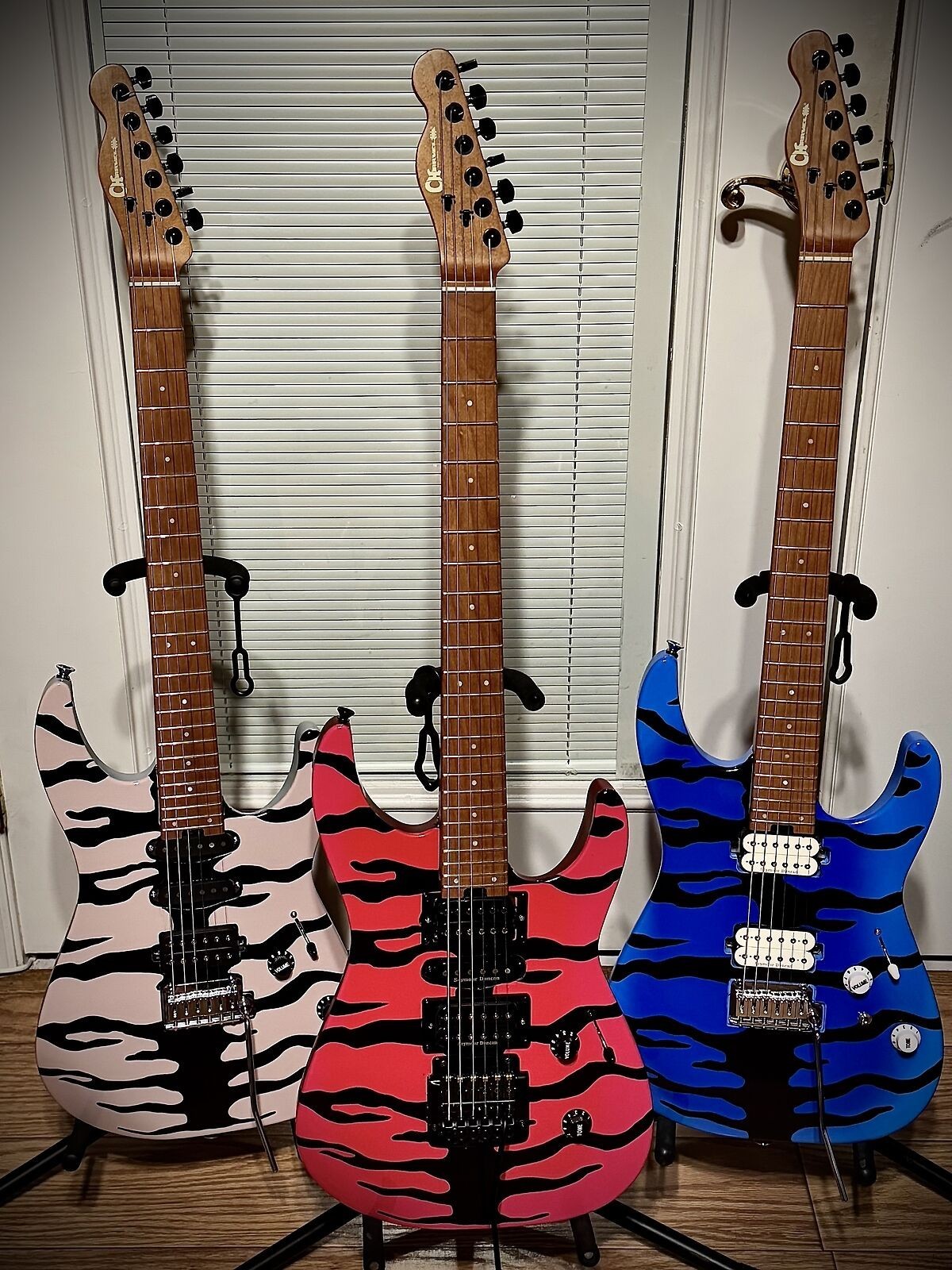 Guitar Skin Wrap Axe Reface Iconic 80’s Vivid Bengal Tiger 8 Bursts – 1222