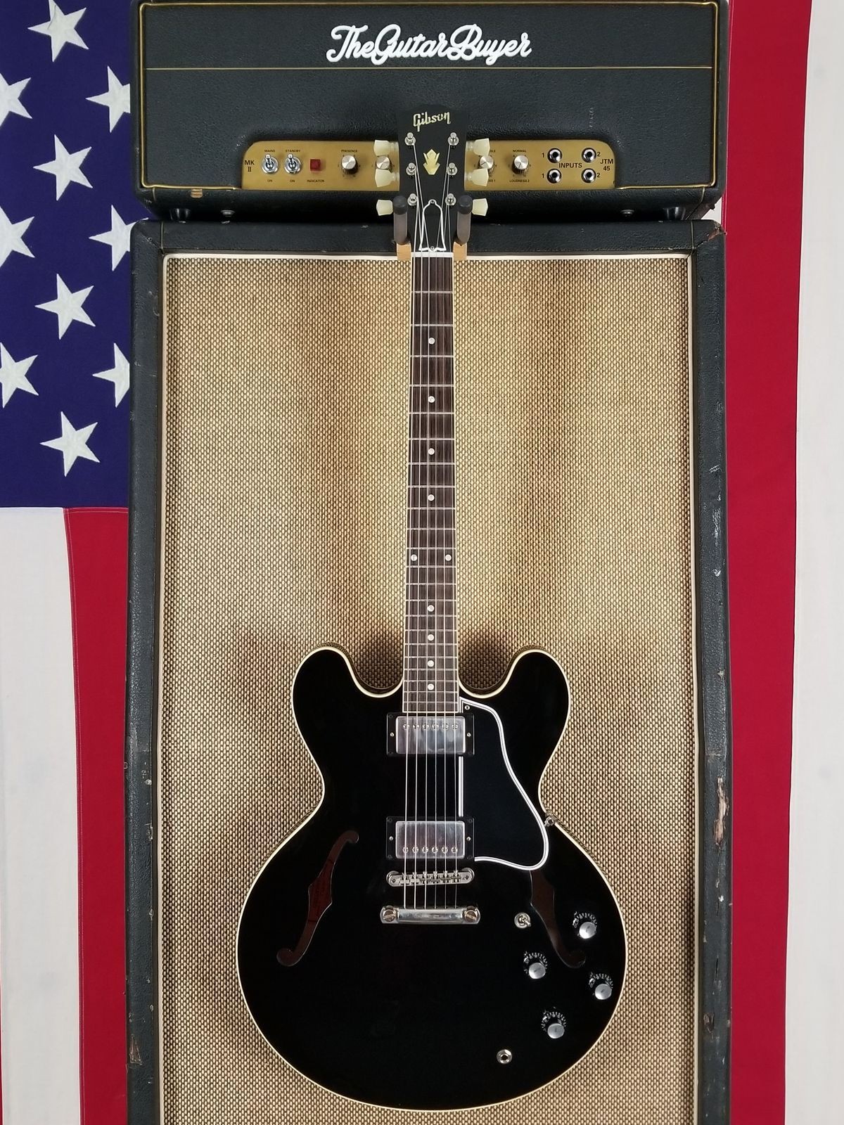2020 Gibson Custom Shop ’61 ES-335 Reissue Ebony VOS Finish COA Included! (301)