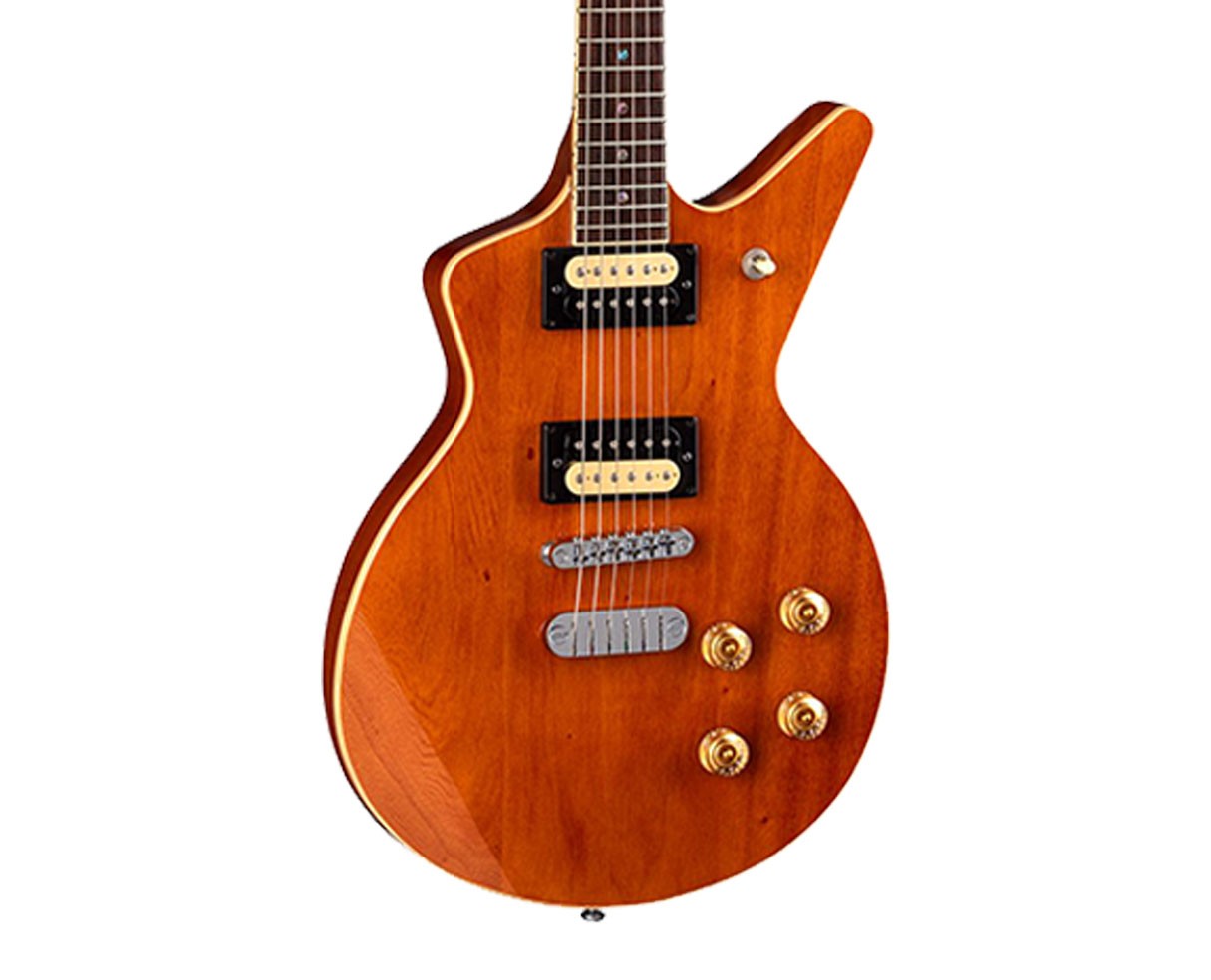 Dean Cadillac 1980 Electric Guitar – Gloss Natural Mahogany – Open Box