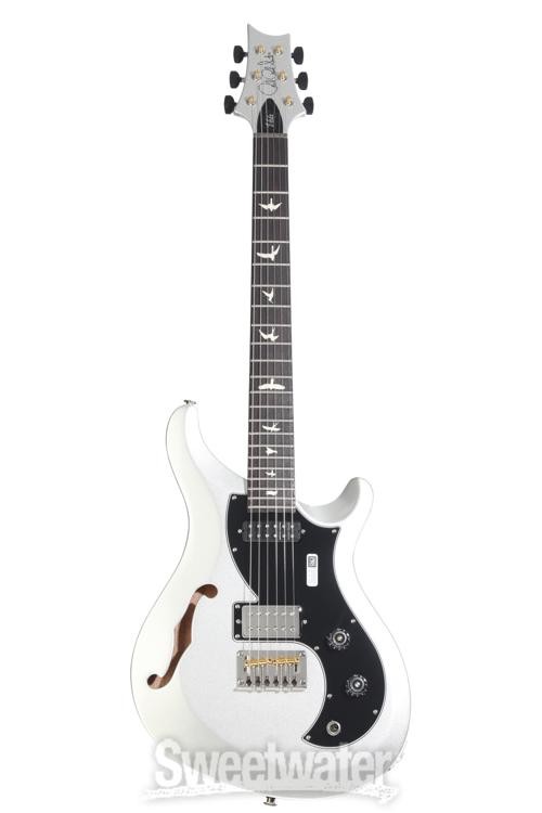 PRS S2 Vela Semi-Hollow Electric Guitar – Platinum Metallic