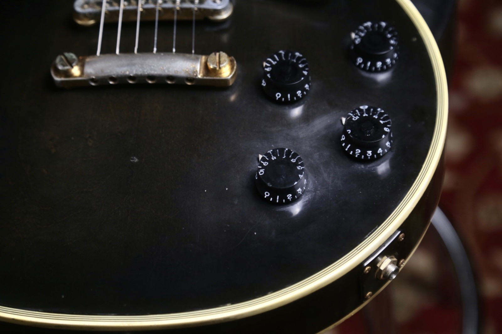 Rare 1970s Aria Pro II Les Paul Custom, Made in Japan – Transparent Black