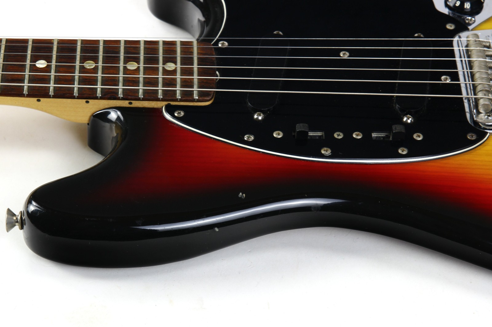 1978 Fender Mustang Sunburst Vintage Electric Guitar w Original Hard Case &