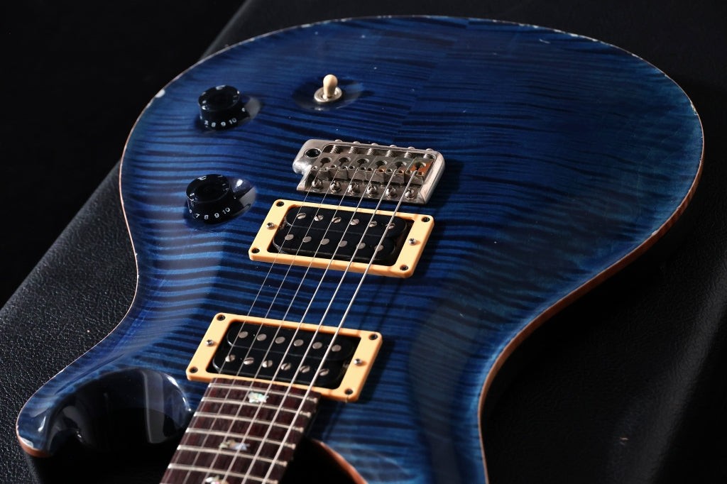 Paul Reed Smith (PRS) 2008 Custom 24 10-Top Whale Blue Wide Thin Neck [8 131547]