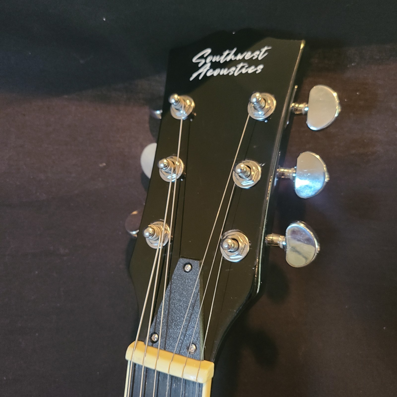 Southwest Acoustics/Gloss Black SG Style Guitar/New /Fully Set up-Free Shipping