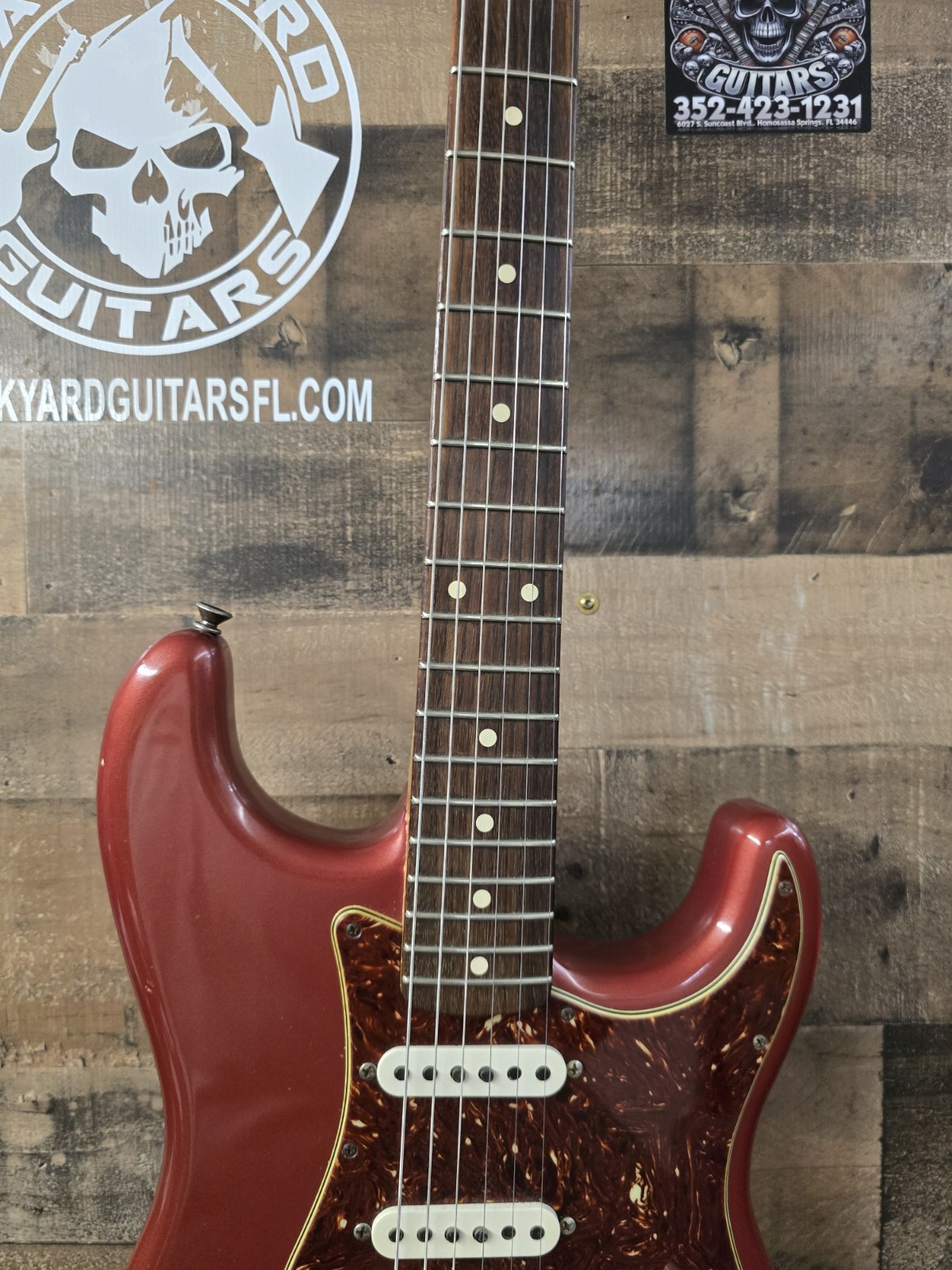 2012 Fender Custom Shop 62 Stratocaster Burgundy Mist Metallic Relic. 7.7 Lb