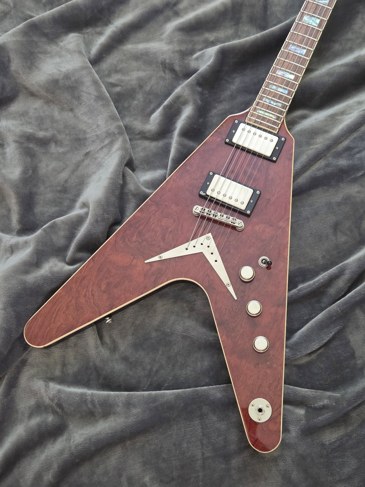 2008 Dean V Exotic Series Electric Guitar – Bubinga Finish