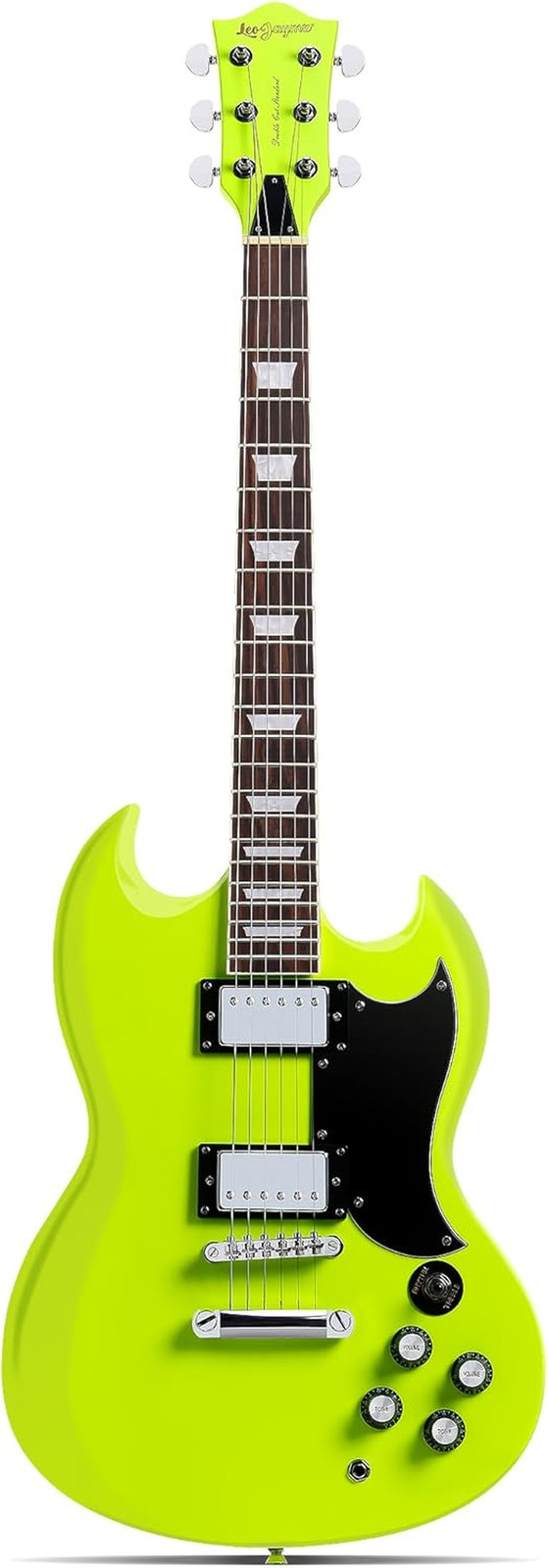 39 Inch Solid Body Electric Guitar – Poplar Wood Body，Maple Neck and Laurel Wood