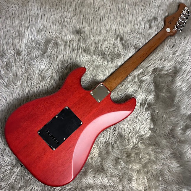 Bacchus BSH-850/RSM Red-S Electric Guitar, Nyatoh Body, Roasted Maple Neck