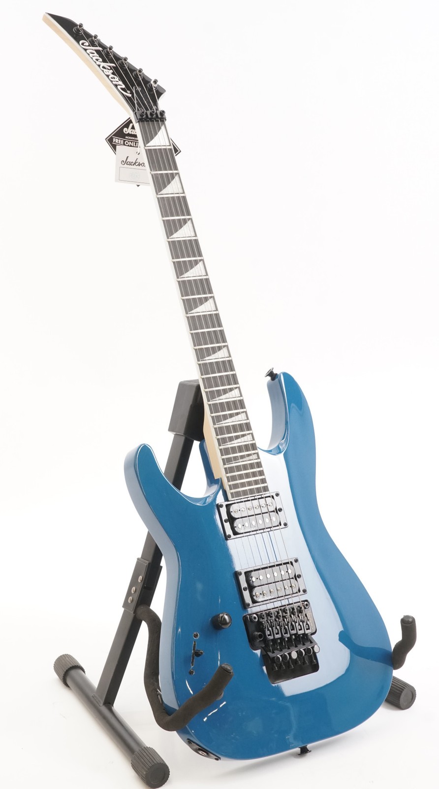 Jackson JS Series Dinky Arch Top JS32 DKA LH, Bright Blue Electric Guitar
