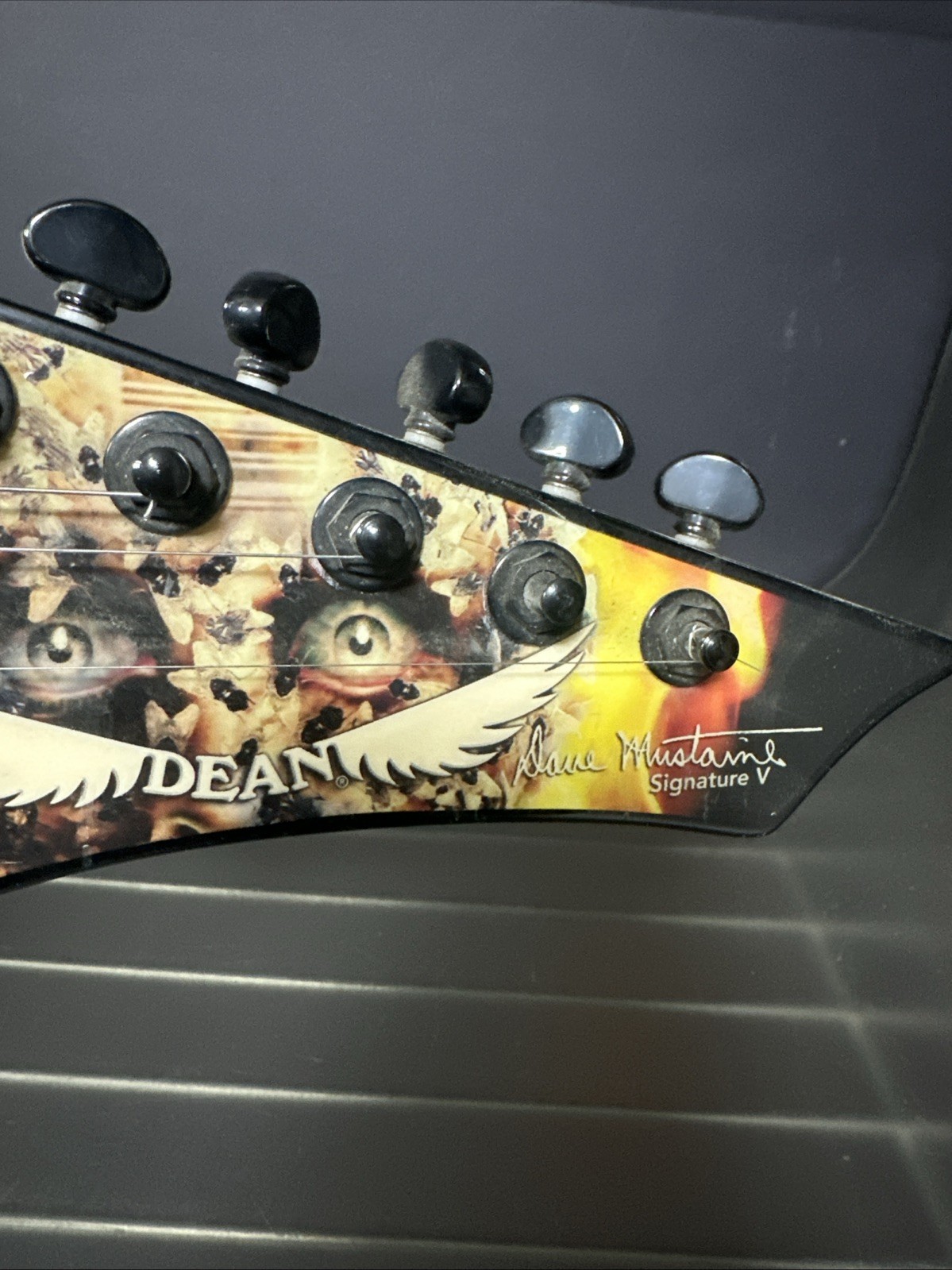 Dean Dave Mustaine Electric Guitar With Graphics Read Description!!!!