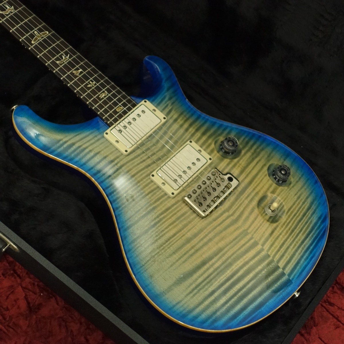 Paul Reed Smith prs Custom 24 10TOP Faded Blue Burst Used Electric Guitar 2011