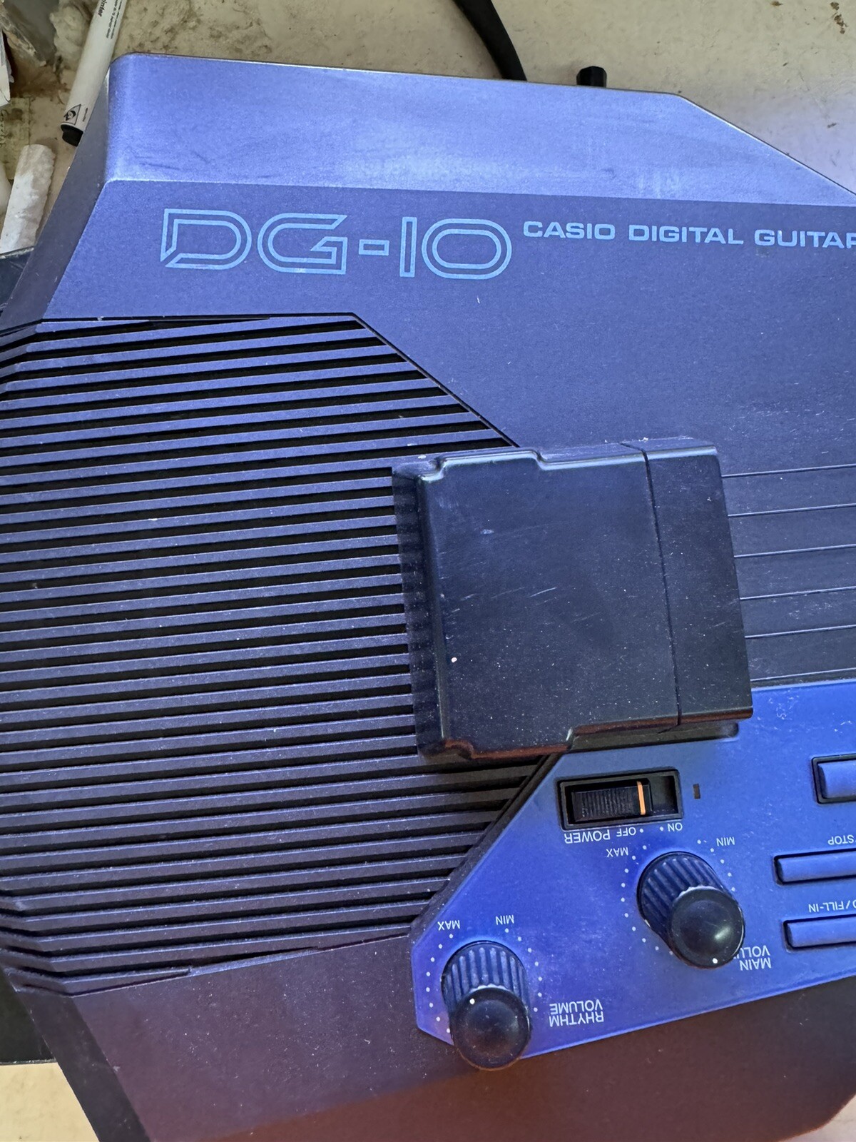 Rare Vintage Casio DG-10 Digital Guitar With Case And Paperwork Working