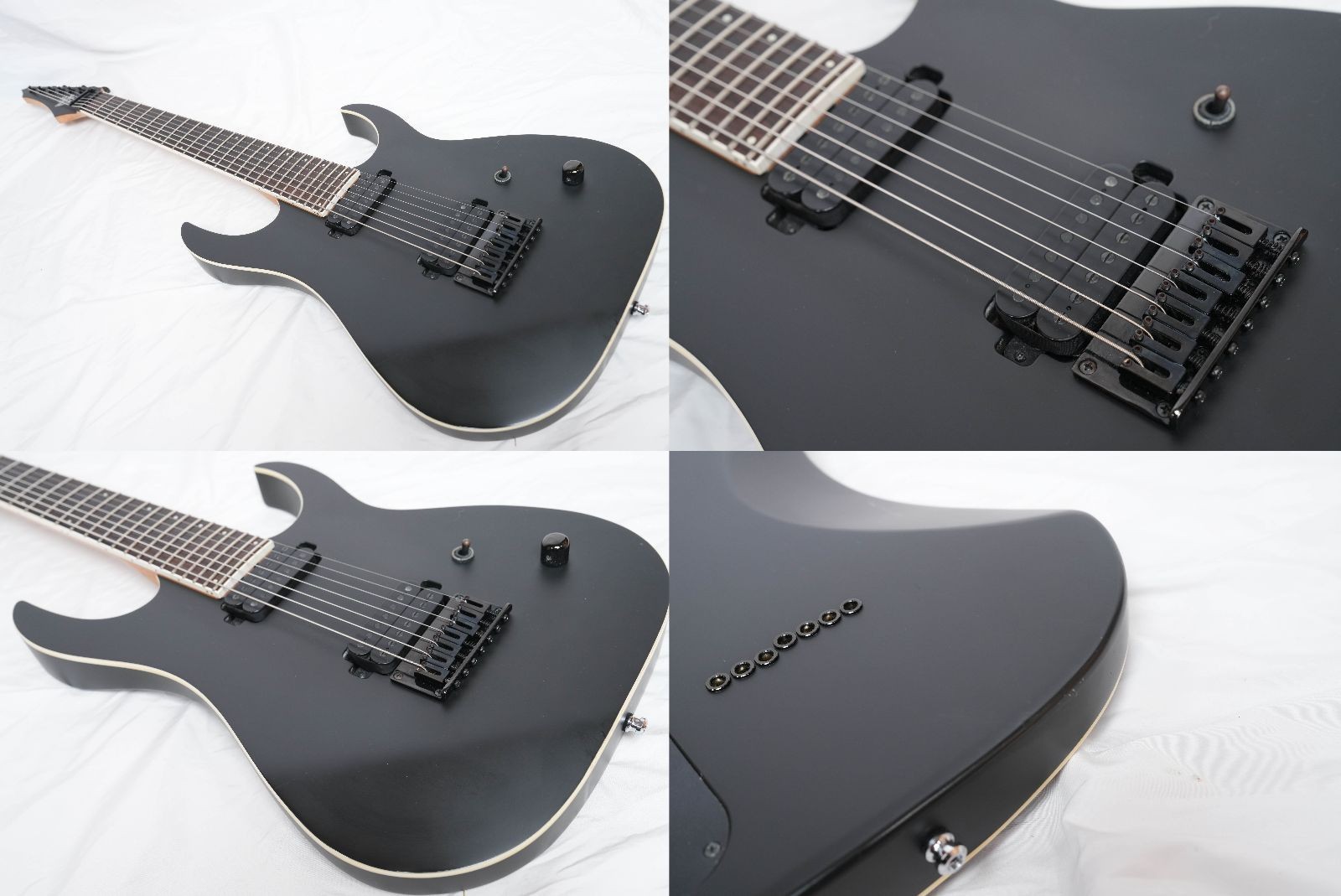 Strictly 7 Guitars Cobra JS7 Made in Japan Mat Black 7 String Guitar Good