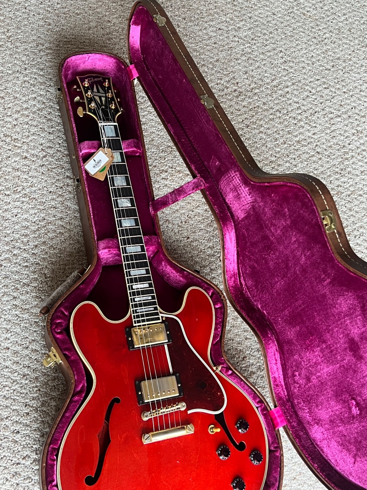 Used Gibson 2014 gibson memphis es-355 cherry stoptail – hsc – all original