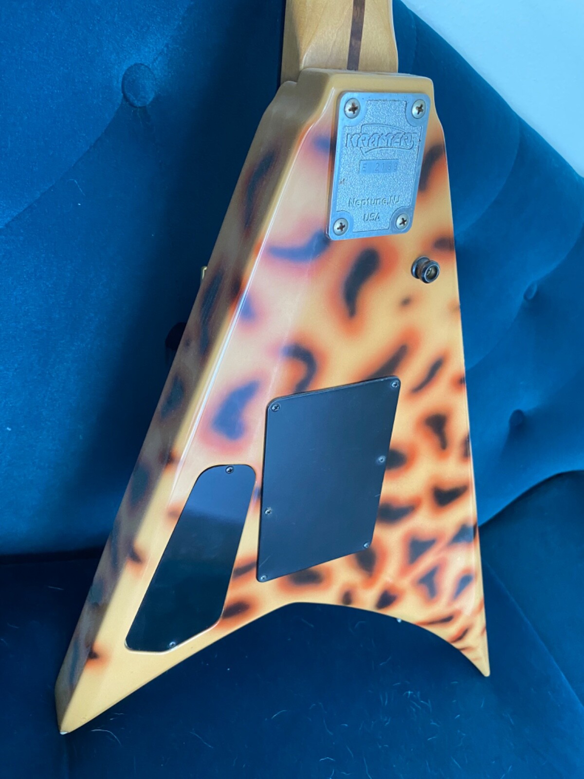 1986 Kramer American Vanguard – DENNIS KLINE Leopard Skin Graphic
