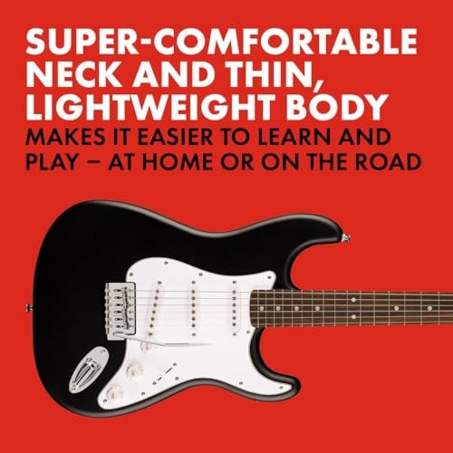 Squier by Fender Debut Collection™ Stratocaster® Electric Guitar, Laurel Fingerb