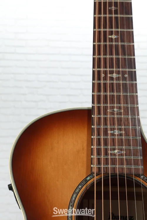 Ibanez AE3007FMH 7-string Acoustic-electric Guitar – Tobacco Edge Burst High