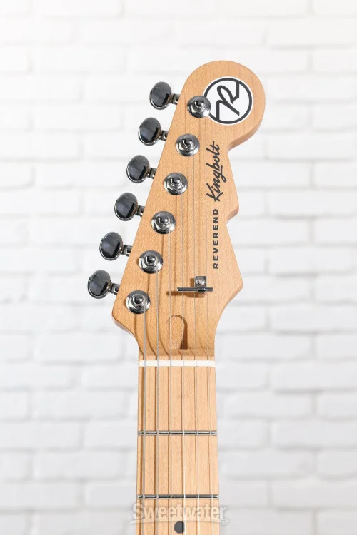 Reverend Kingbolt H90 Electric Guitar – Midnight Black with Maple Fingerboard