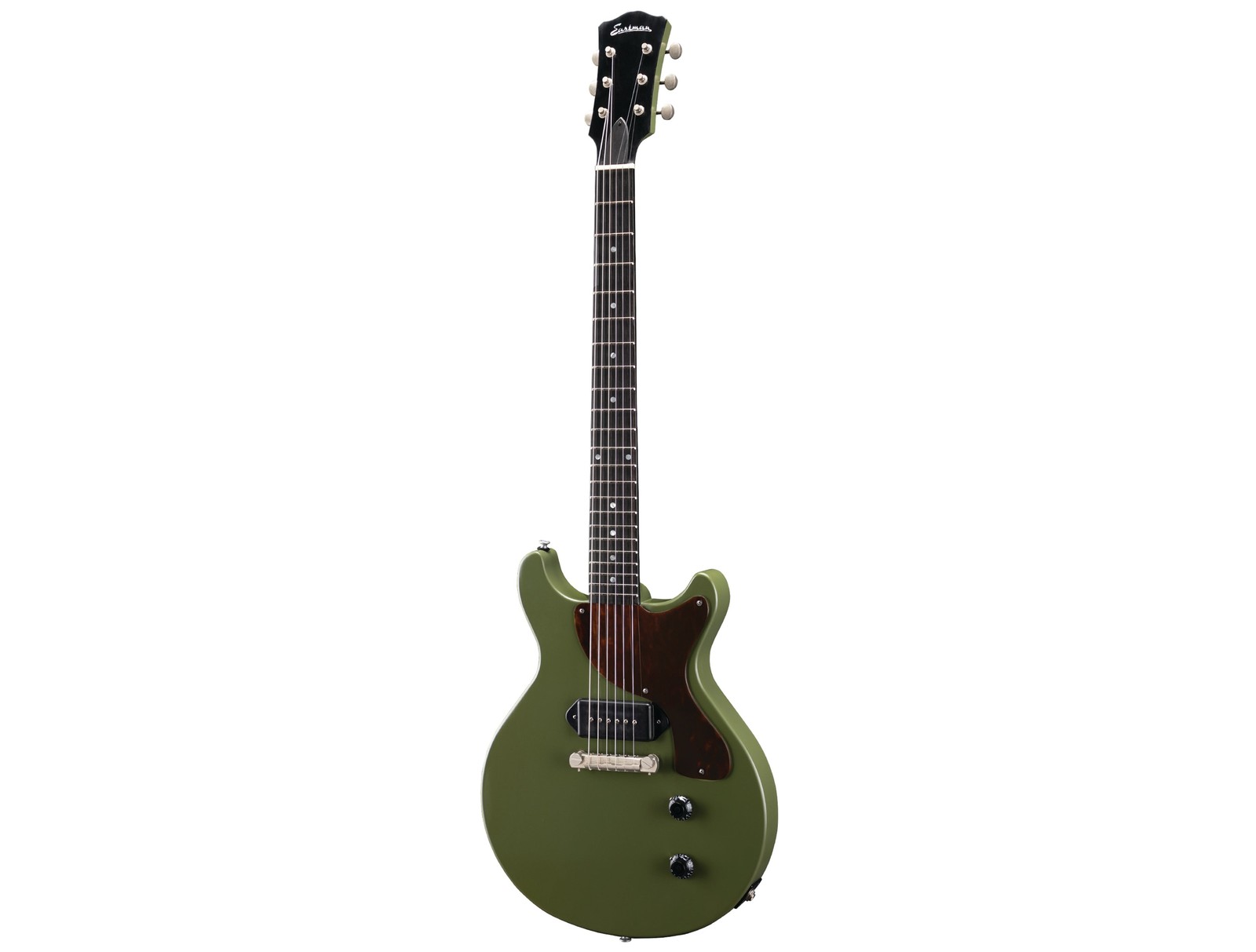 Eastman Guitars SB55DC/TV Limited-Edition Electric Guitar in Olive Green w/ Case
