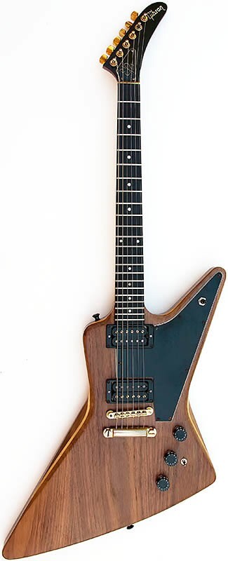 Gibson Explorer E2 1980 5 piece walnut/maple laminated body, maple neck