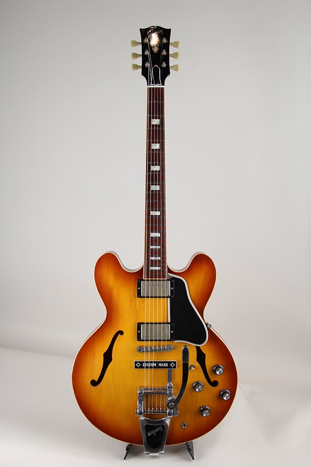 Gibson Memphis ES-335 Block Reissue Ice Tea Burst 2010) (no250826)