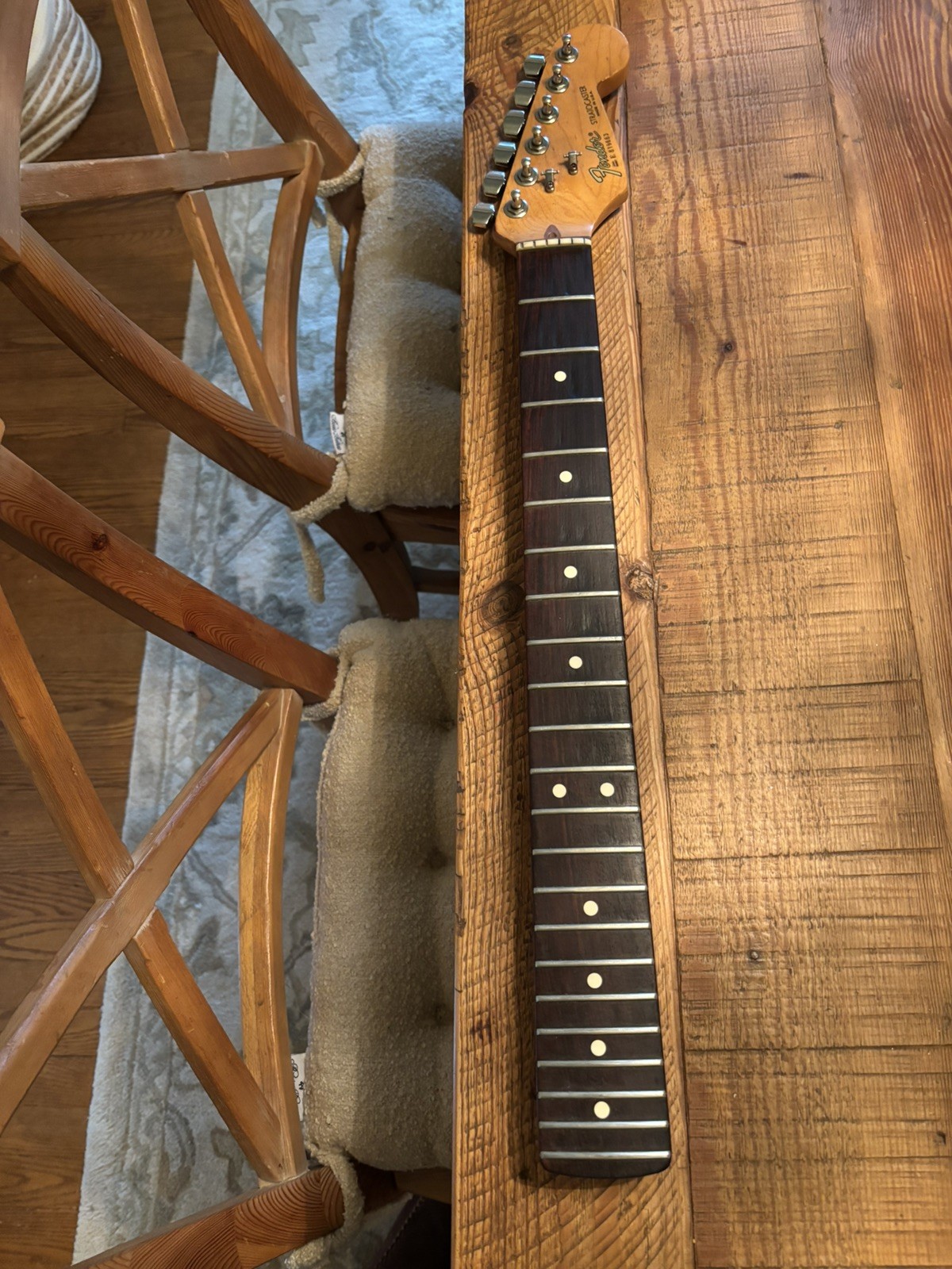 1988 Vintage RARE American Standard Fender Strat Neck W/Tuners