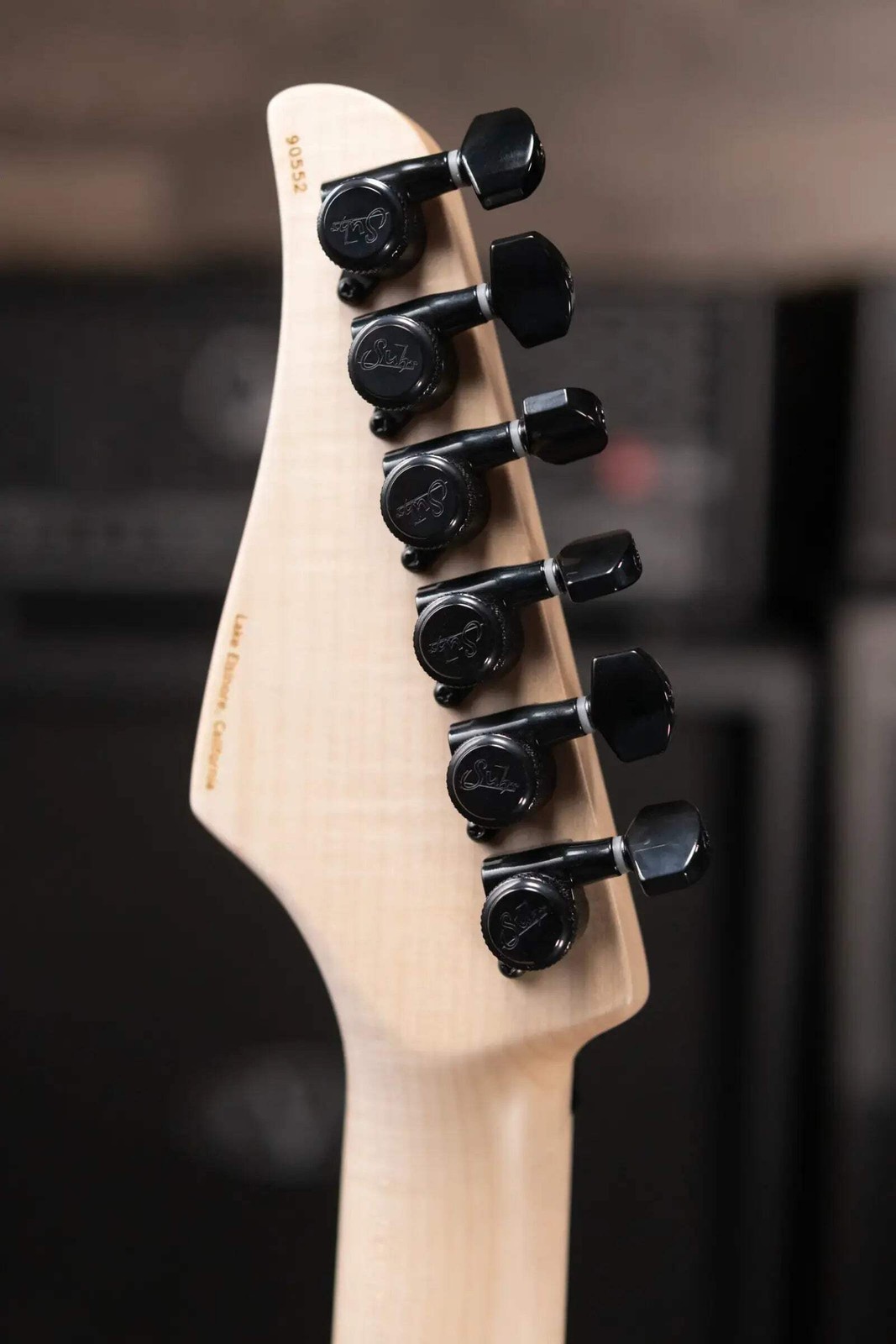 Suhr Standard Thin Burst Limited Edition Electric Guitar – Trans Black with Gig
