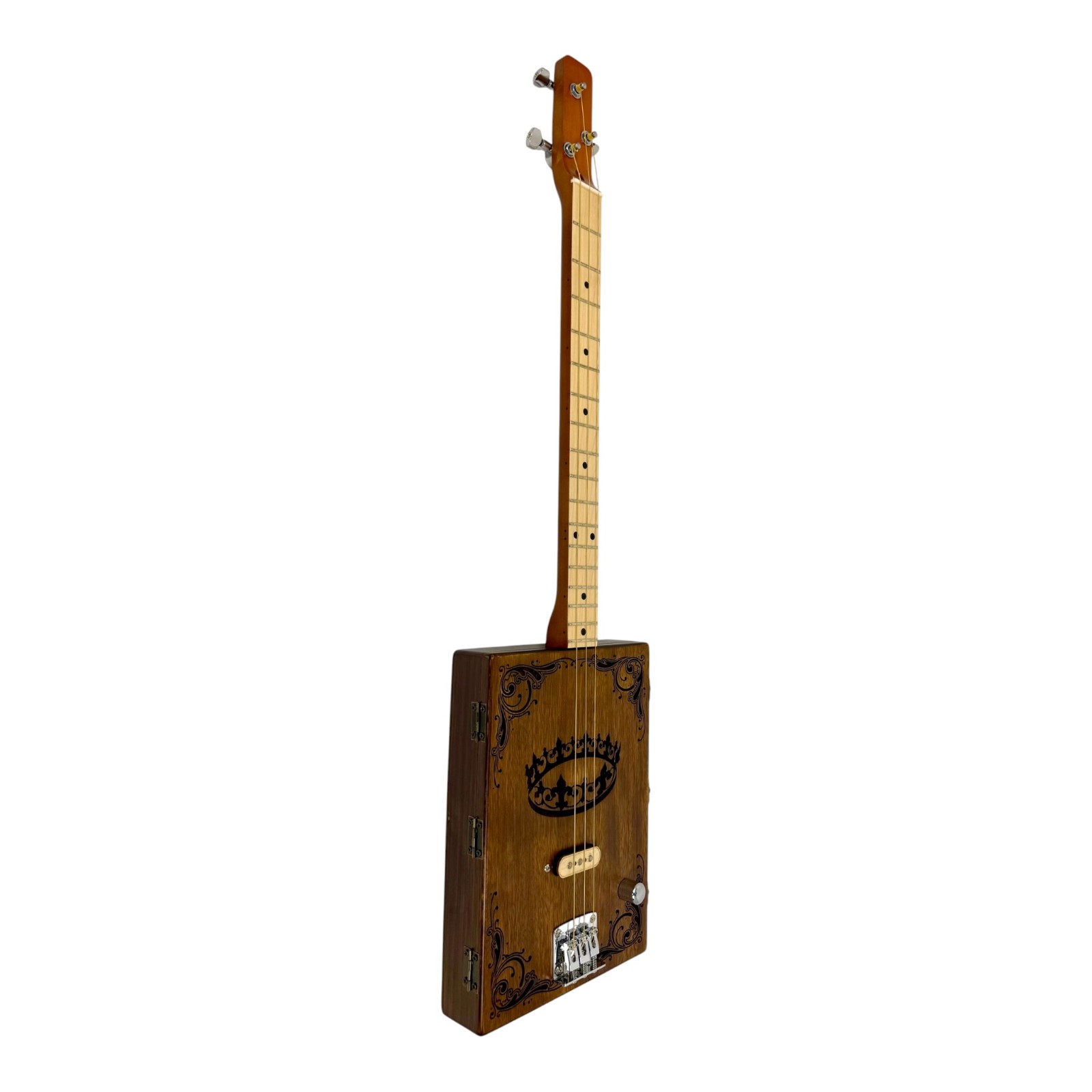 Haze Mahogany Cigar Box Guitar – Brown HX58 DIY kits