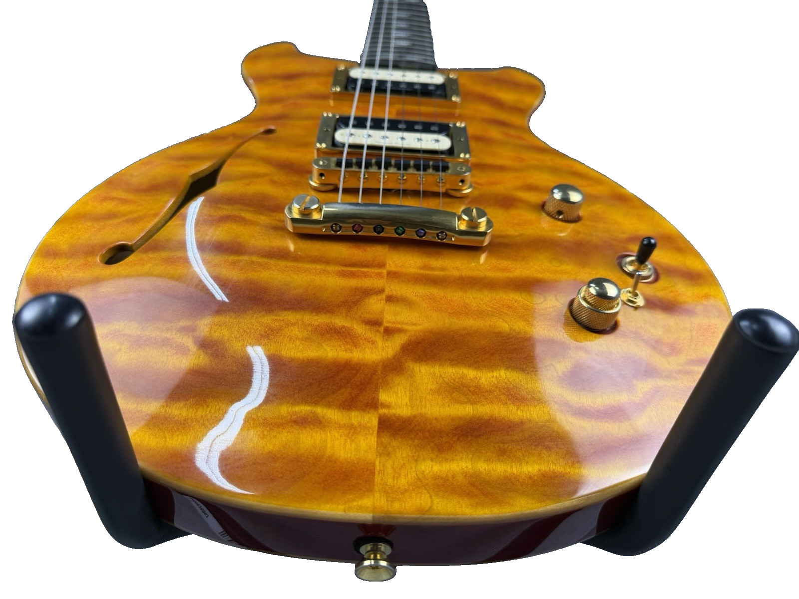*Very Rare*Ed Roman Guitars: Jaros Bluzeman Plus Hellfire Custom W/Hard Case
