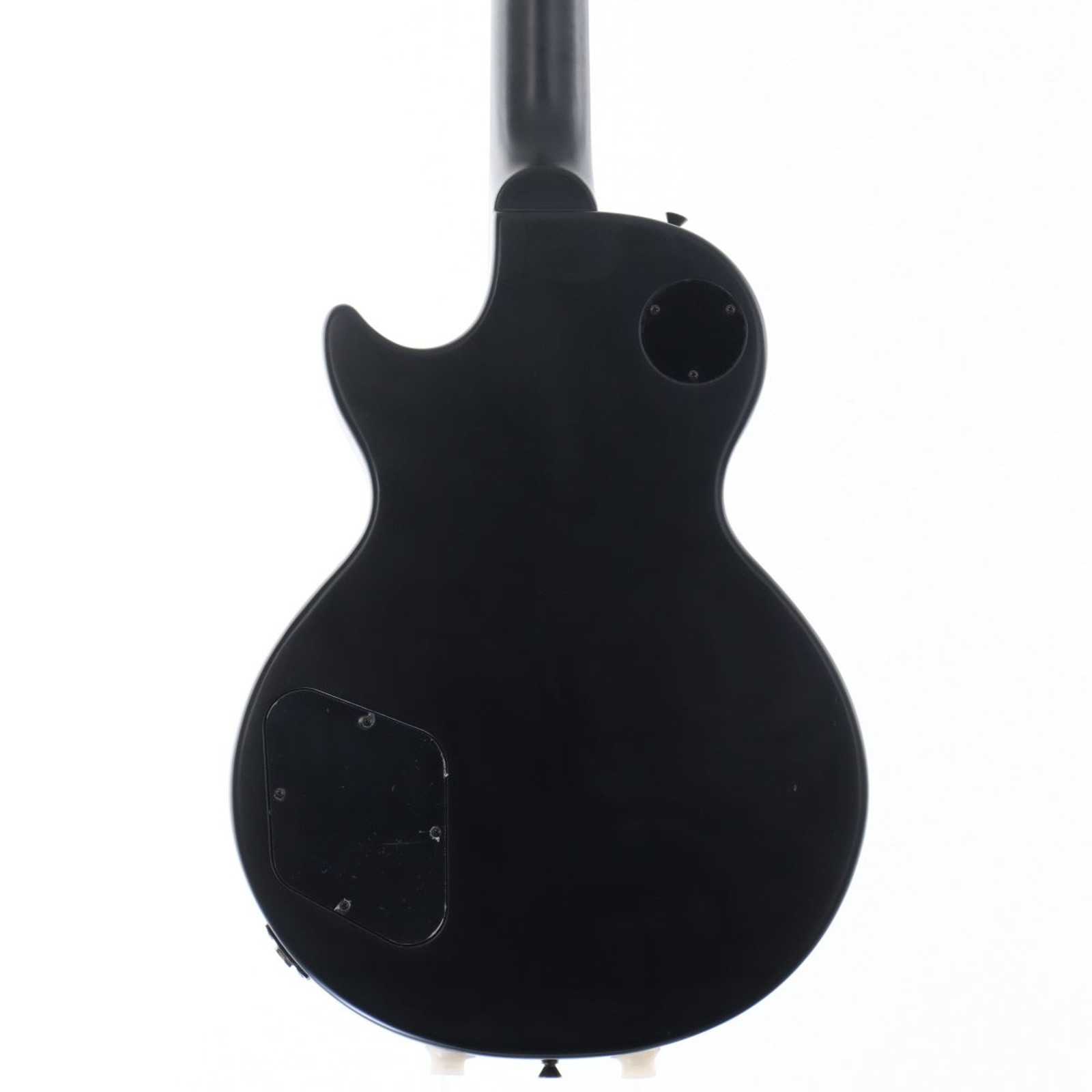 Epiphone LPS-90FB Flat Black Used 2001 Maple Top Mahogany Back Body w/Soft Case