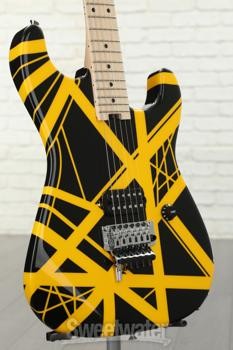 EVH Striped Series – Black w/ Yellow Stripes