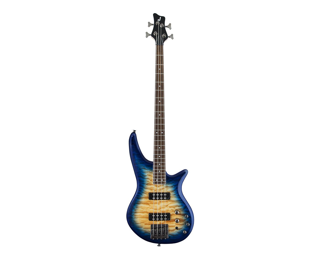 Jackson JS Series Spectra Bass JS3Q – Amber Blue Burst