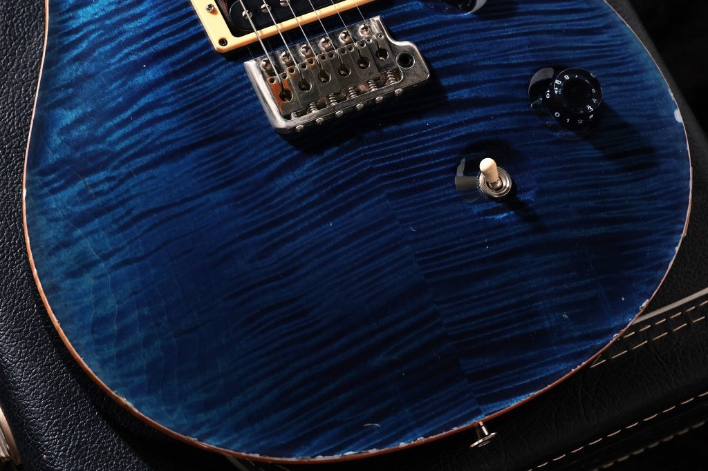Paul Reed Smith (PRS) 2008 Custom 24 10-Top Whale Blue Wide Thin Neck [8 131547]